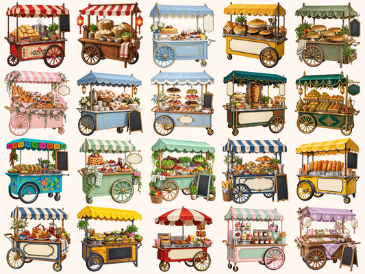 Food Carts Clipart