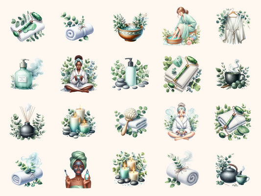 Winter Spa Clipart