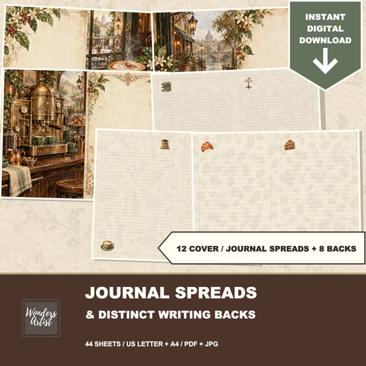 Coffeehouse Keepsakes Journal Kit
