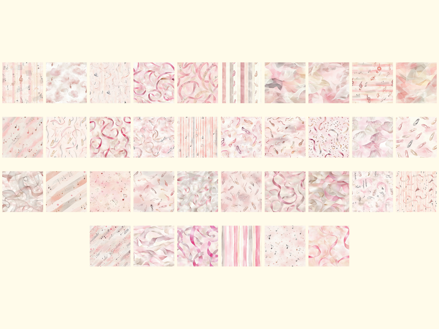 Ballet Studio Digital Paper