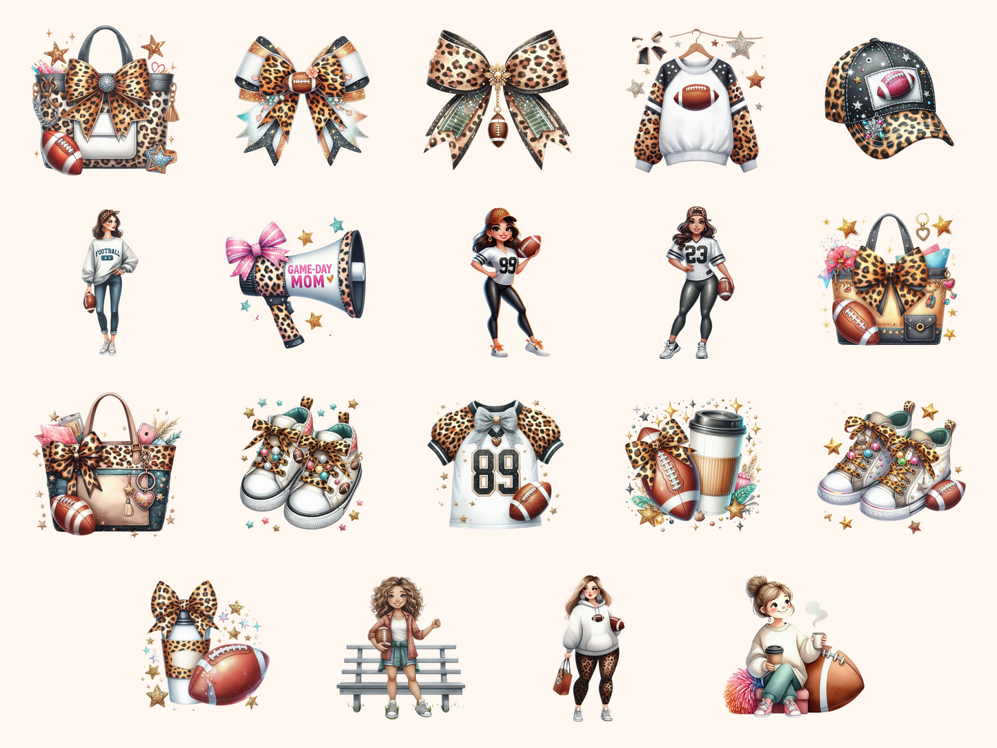 Football Mom Clipart