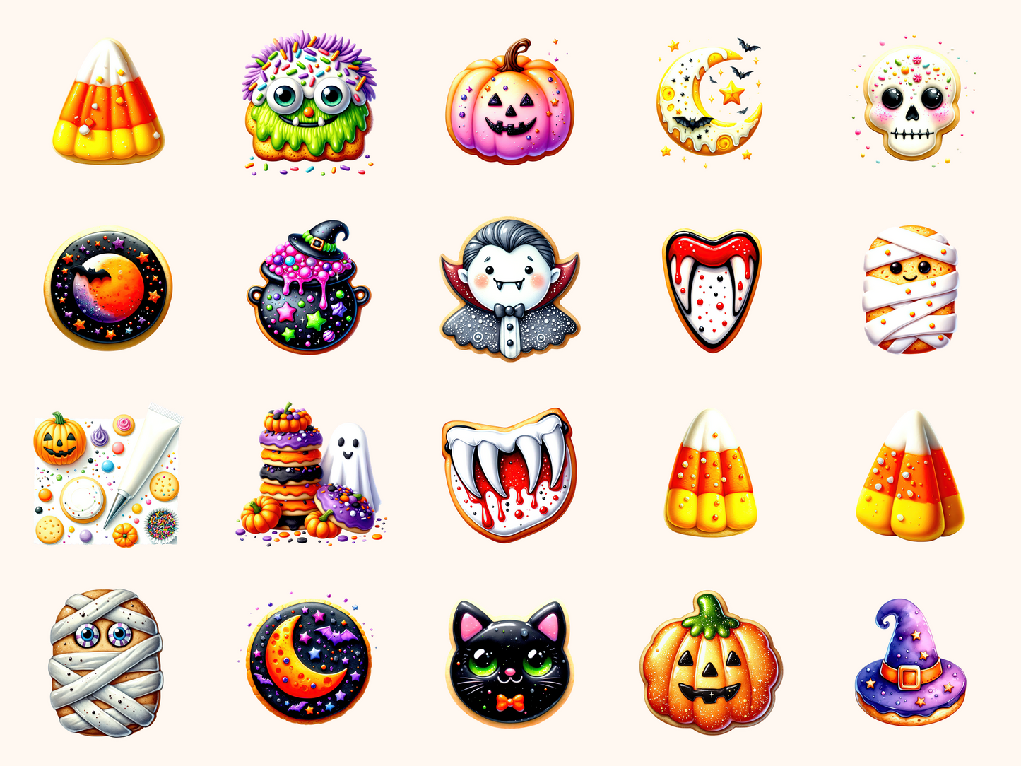 Halloween Cookies Clipart