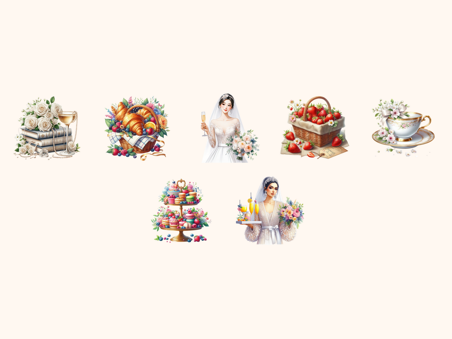 Bridal Brunch Clipart
