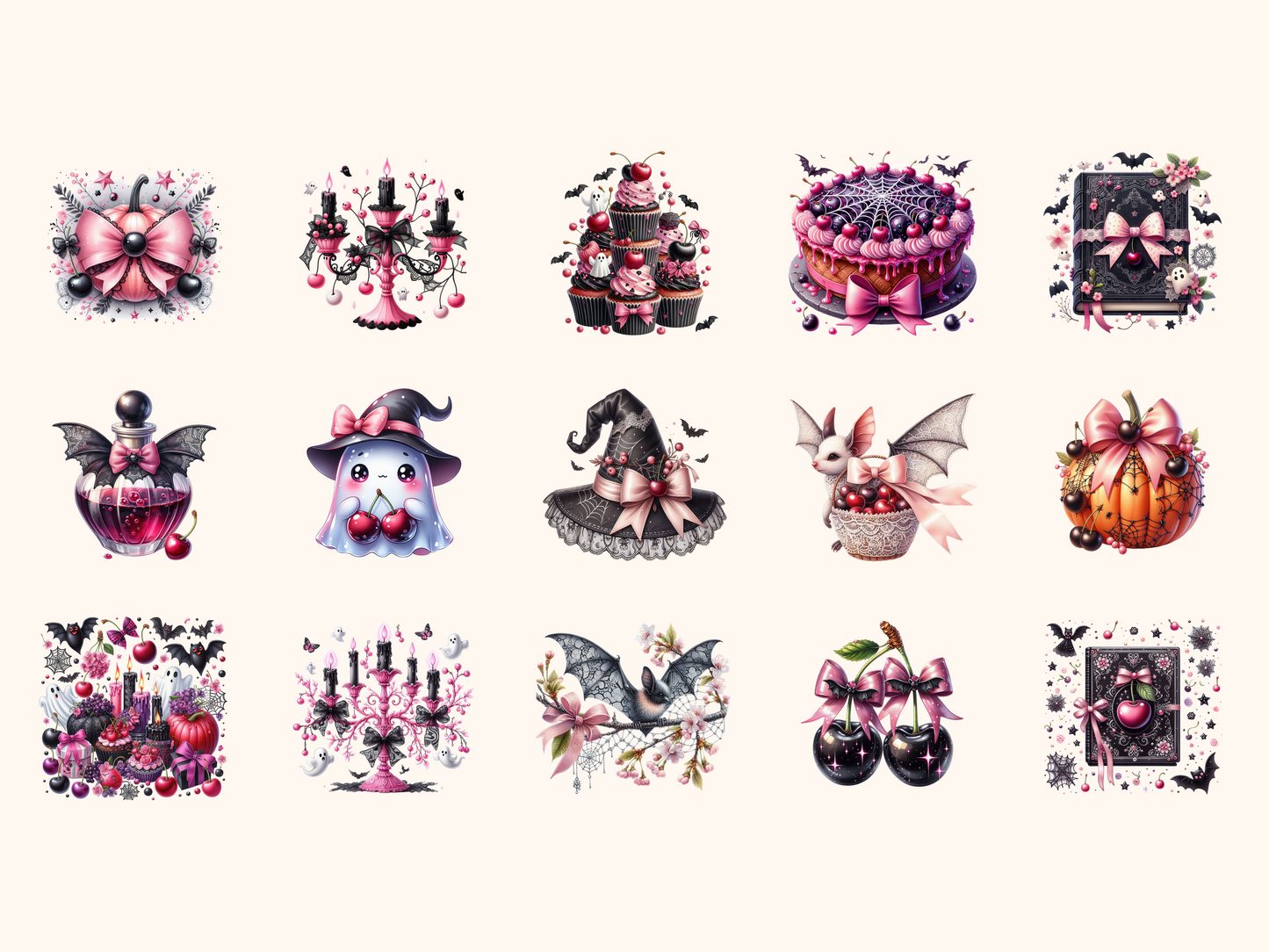 Cherry Halloween Clipart