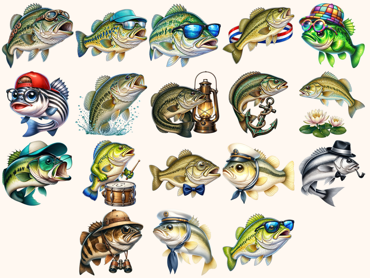 Bass Fish Clipart
