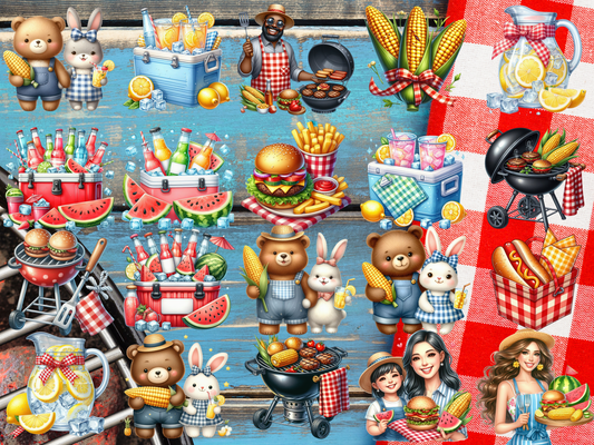 BBQ Bash Clipart (LIMITED EDITION BUNDLE)