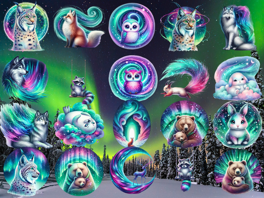 Aurora Animals Clipart (LIMITED EDITION)