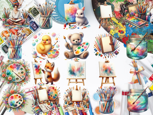 Art Studio Moments Clipart (LIMITED EDITION)