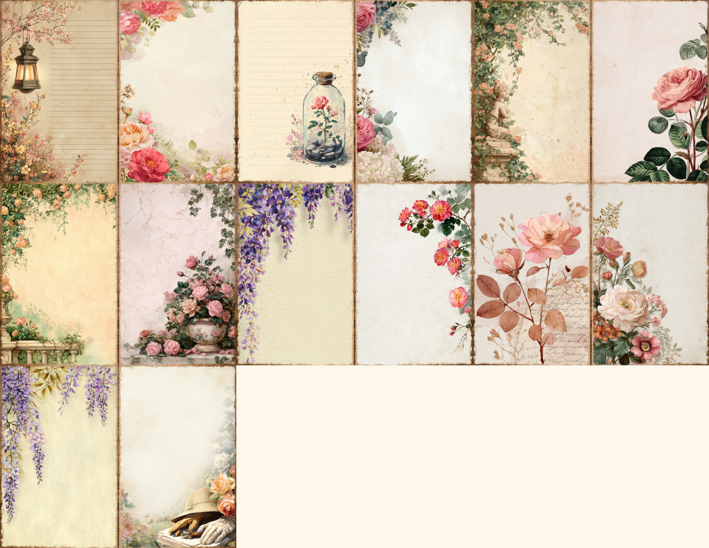 English Garden Journal Pages