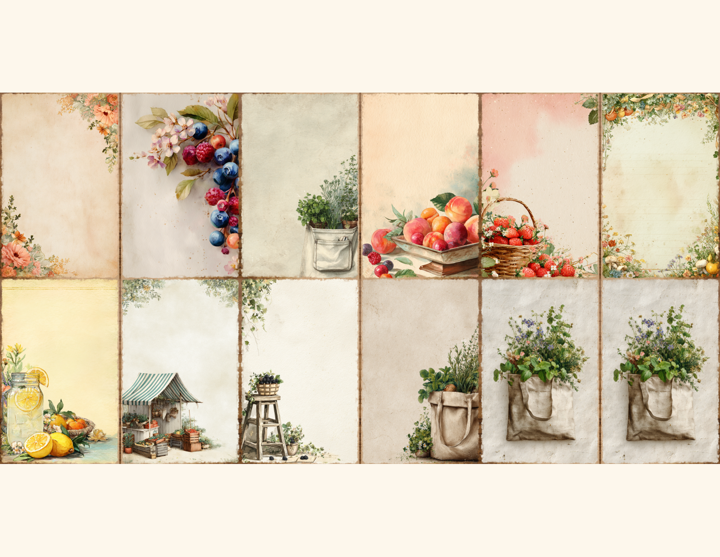 Farmstand Summer Journal Pages