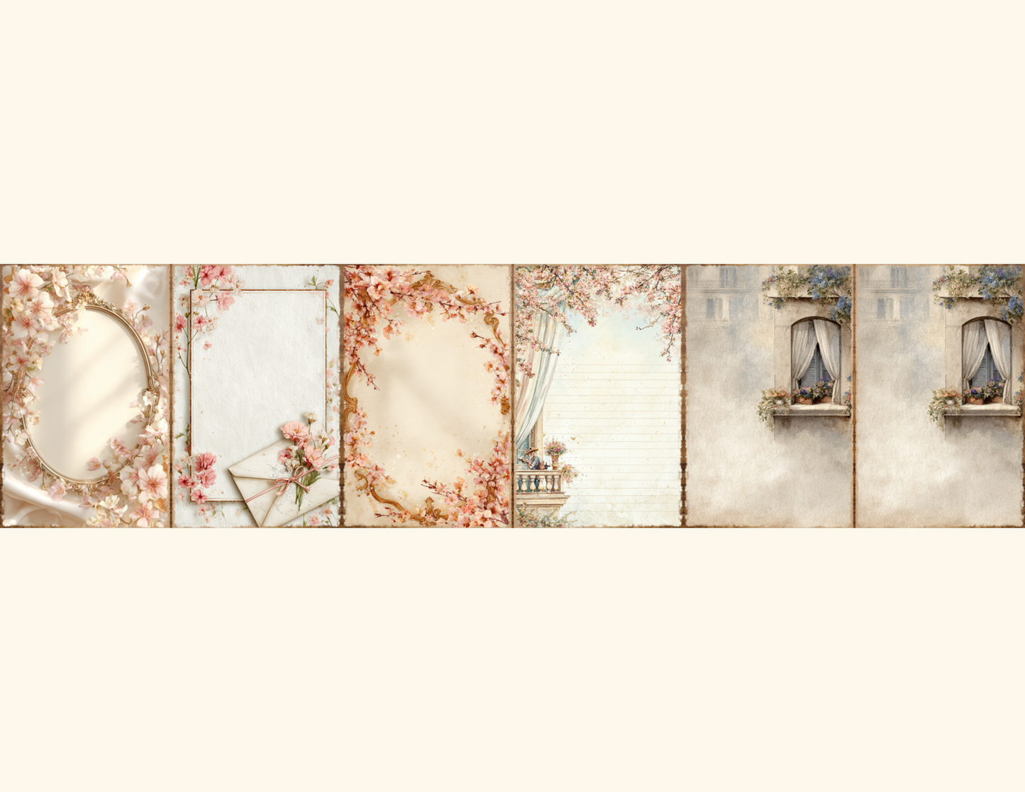 Parisian Spring Journal Pages