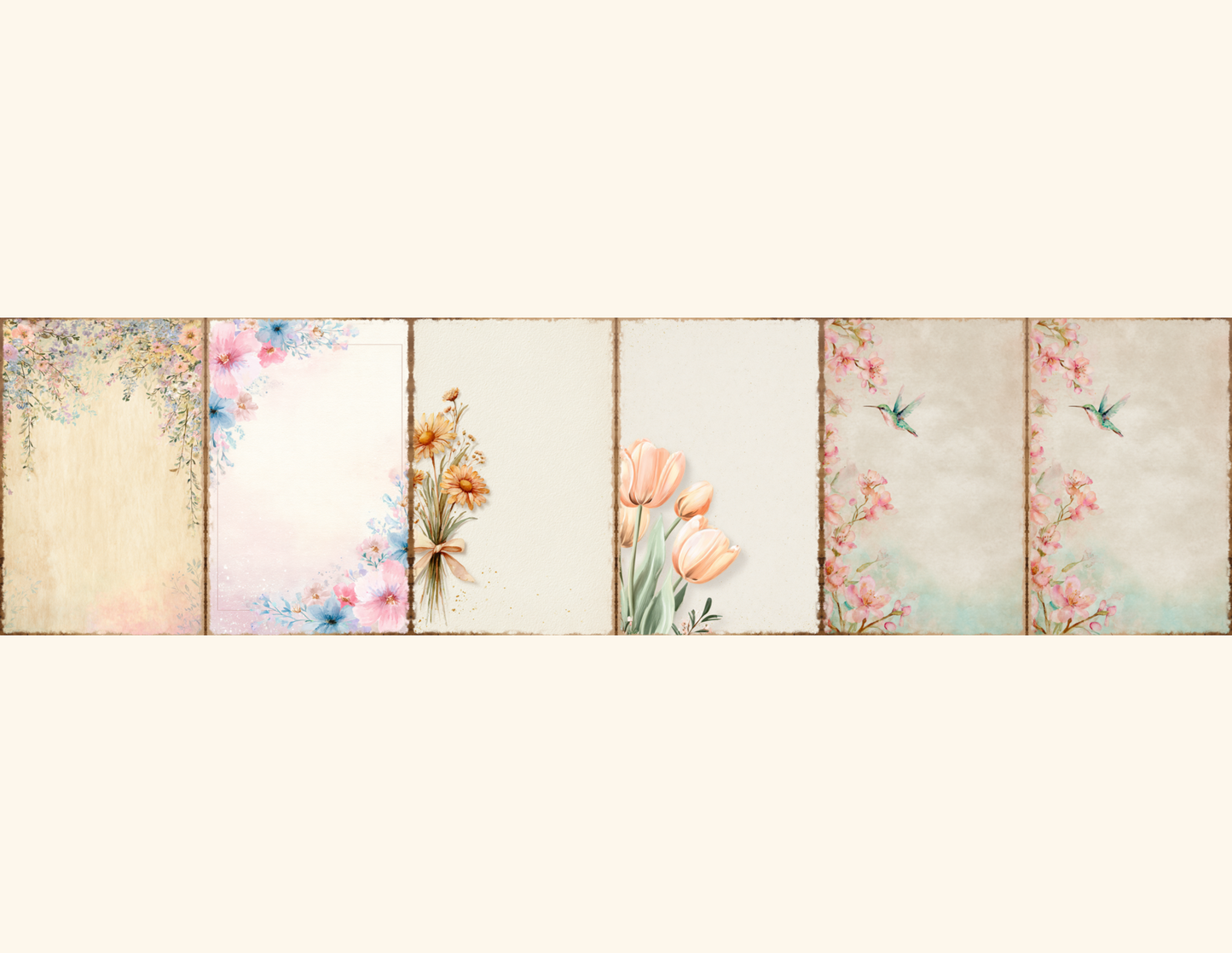 Pastel Spring Journal Pages