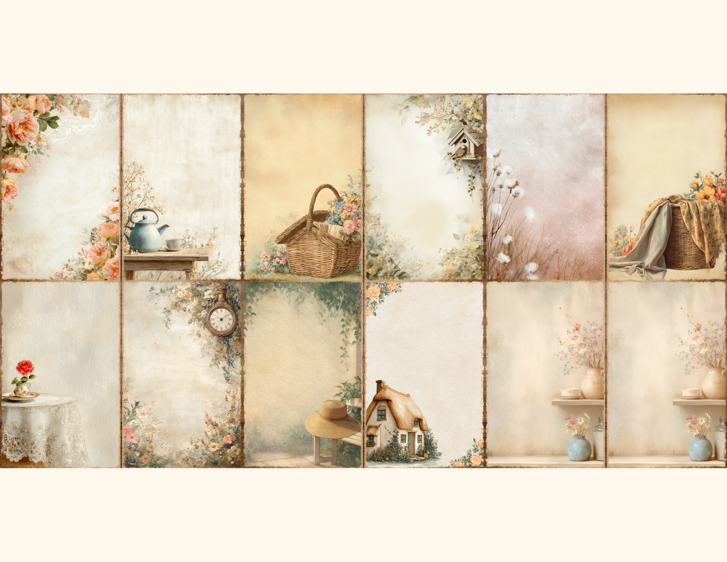 Soft Cottage Journal Pages