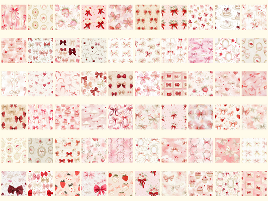 Coquette Bows Digital Paper