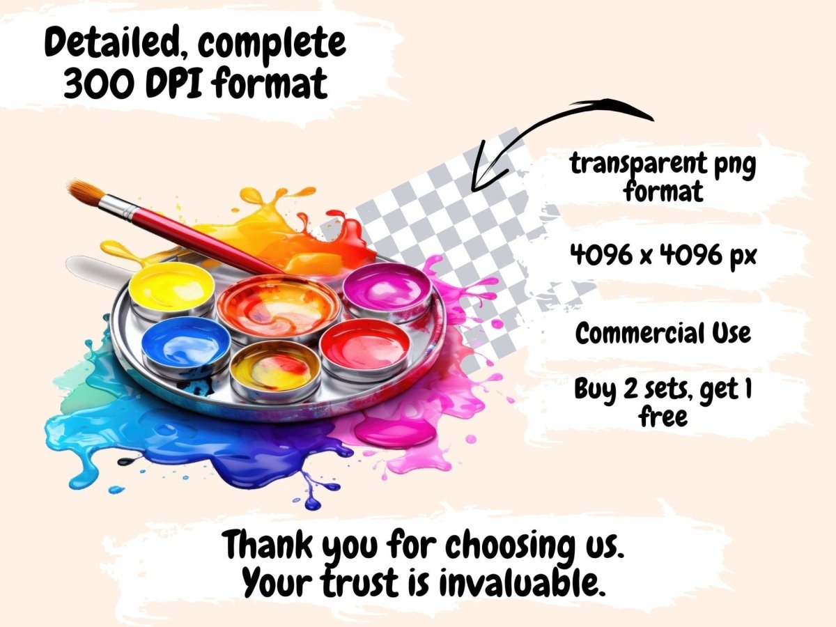 Artist Supplies Watercolor Clipart artist clipart - Wonders Artist