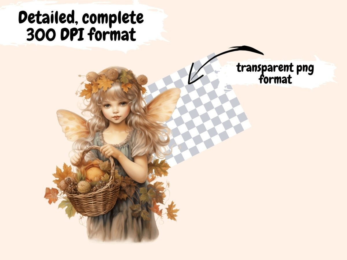 Autumn Fairies Watercolor Clipart autumn fairies png - Wonders Artist