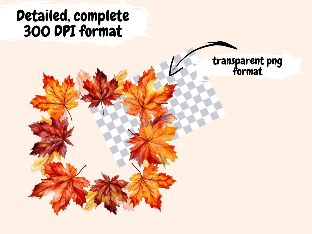 Autumn Frames Watercolor Clipart autumn border png - Wonders Artist