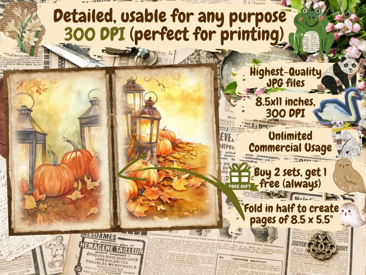 Autumn/Fall Journal Pages (P6) Autumn Collage - Wonders Artist