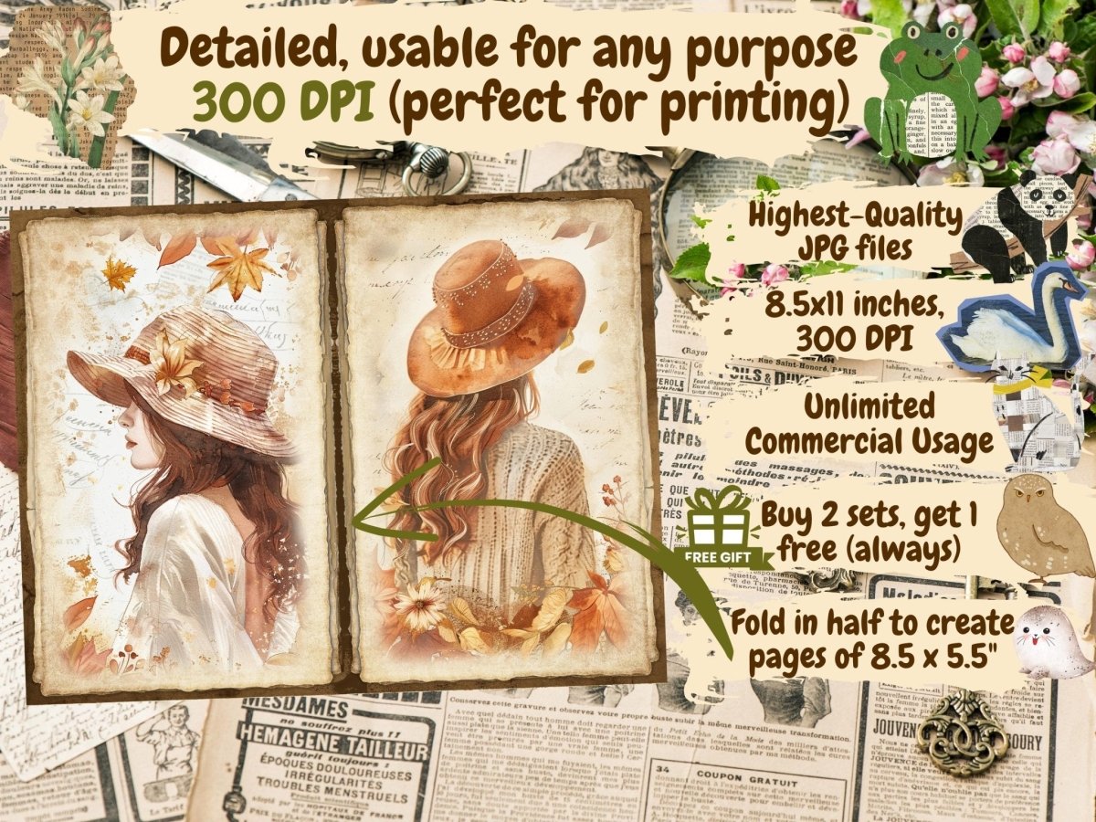 Autumn/Fall Journal Pages (P7) Autumn Collage - Wonders Artist