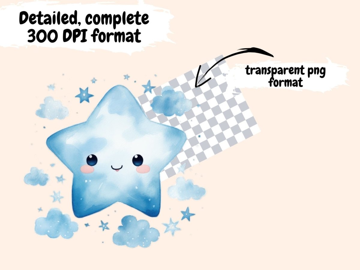 Baby Shower Watercolor Clipart baby digitals - Wonders Artist