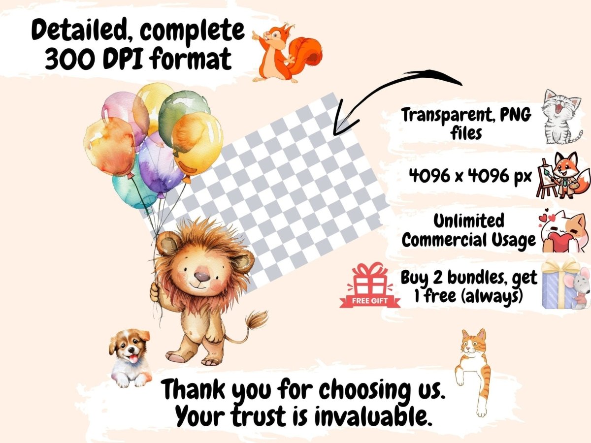 Balloons Watercolor Clipart ballon clipart - Wonders Artist