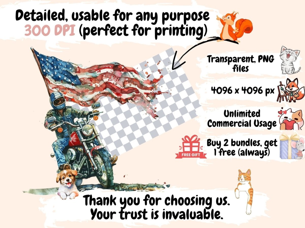 Bikers Watercolor Clipart Bike Rider Art - Wonders Artist