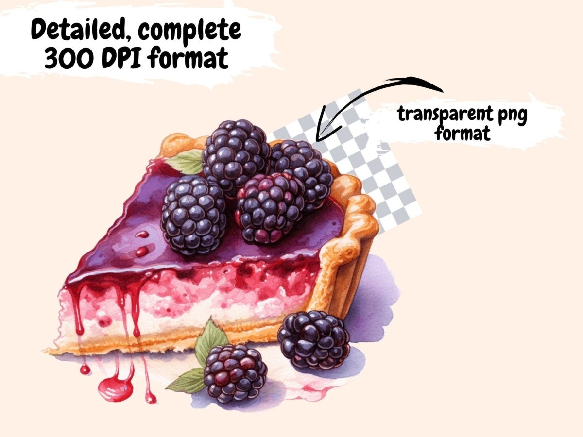 Blackberries Watercolor Clipart berries clipart - Wonders Artist