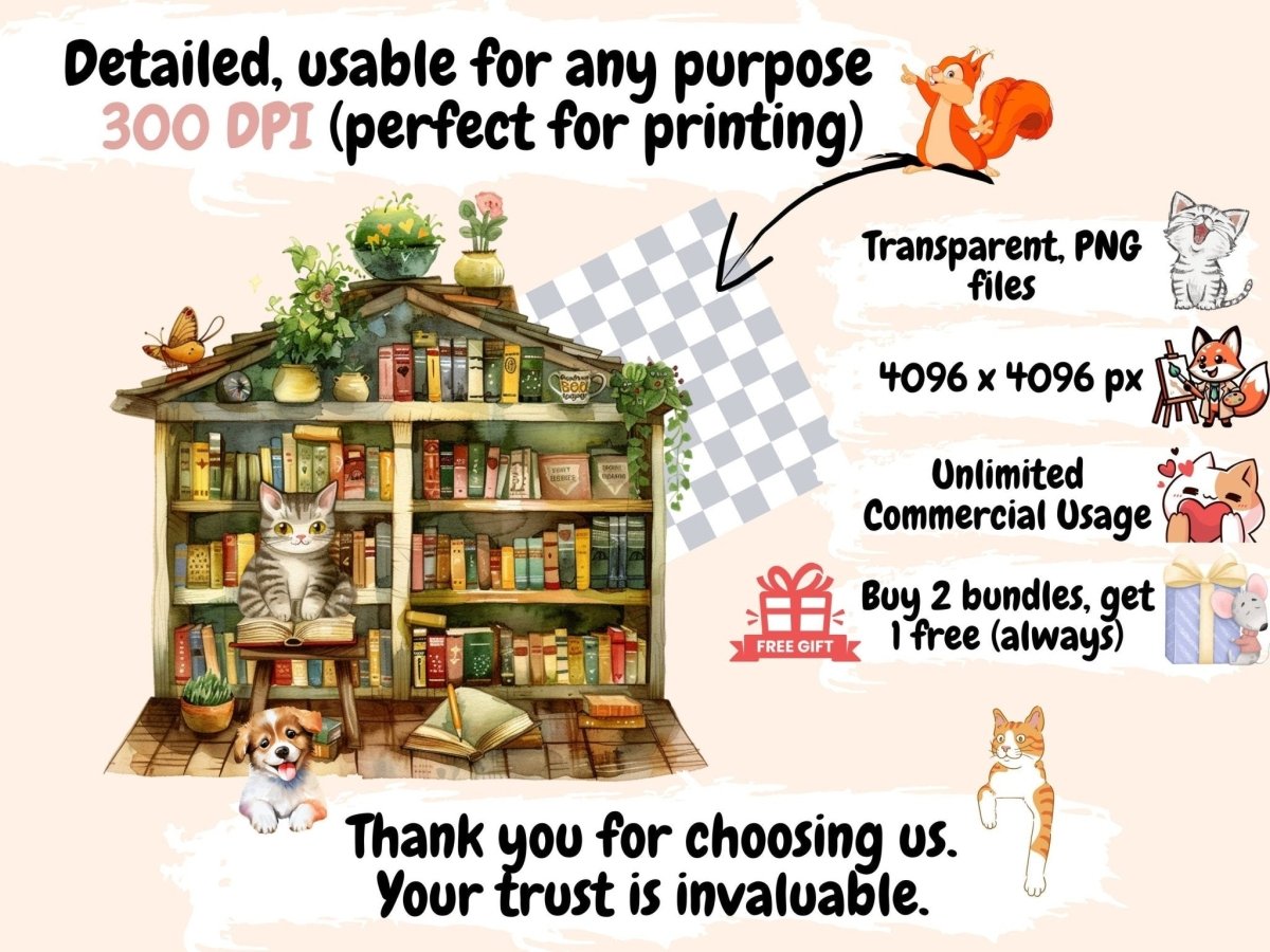 Bookstores Watercolor Clipart Book stacks clip - Wonders Artist