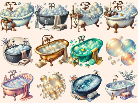 Clipart bagnoschiuma