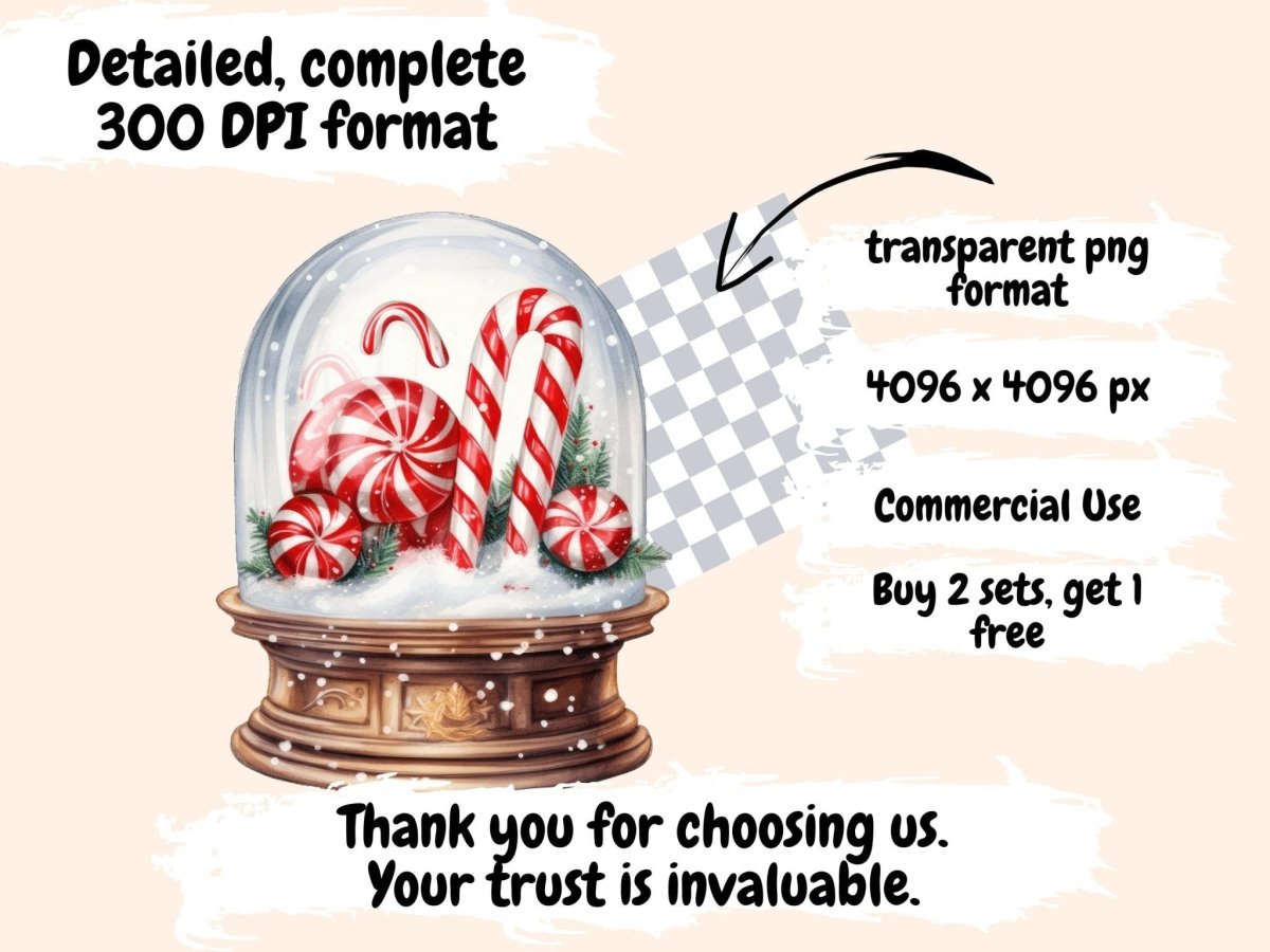 Candy Cane Watercolor Clipart candy cane clipart - Wonders Artist