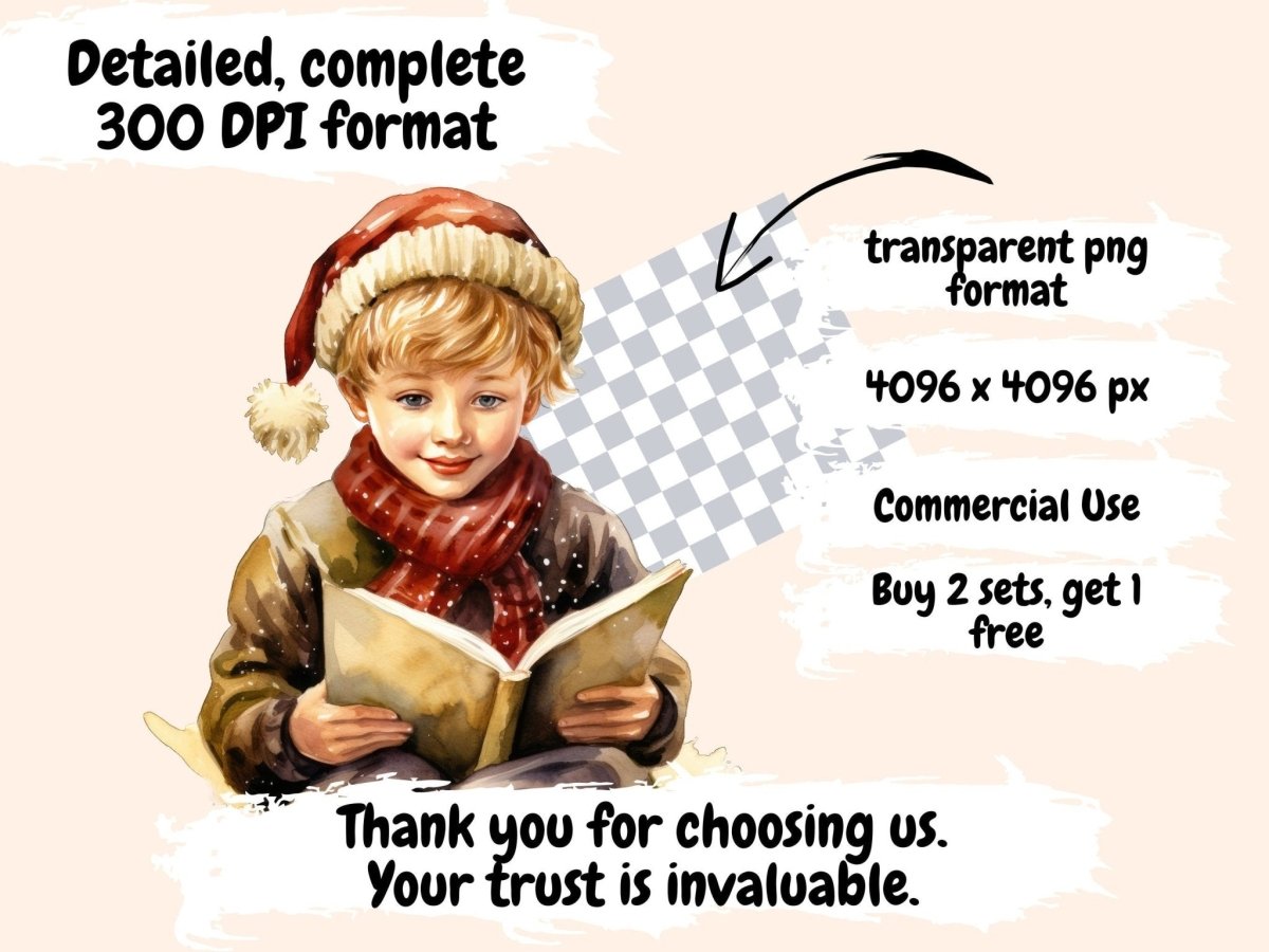 Christmas Books Watercolor Clipart christmas book png - Wonders Artist