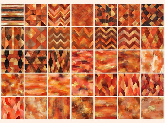 Papel Digital Sem Costura Copper Dusk