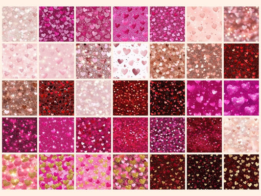 Carta Digitale Senza Giunte di Glitter di Cupido