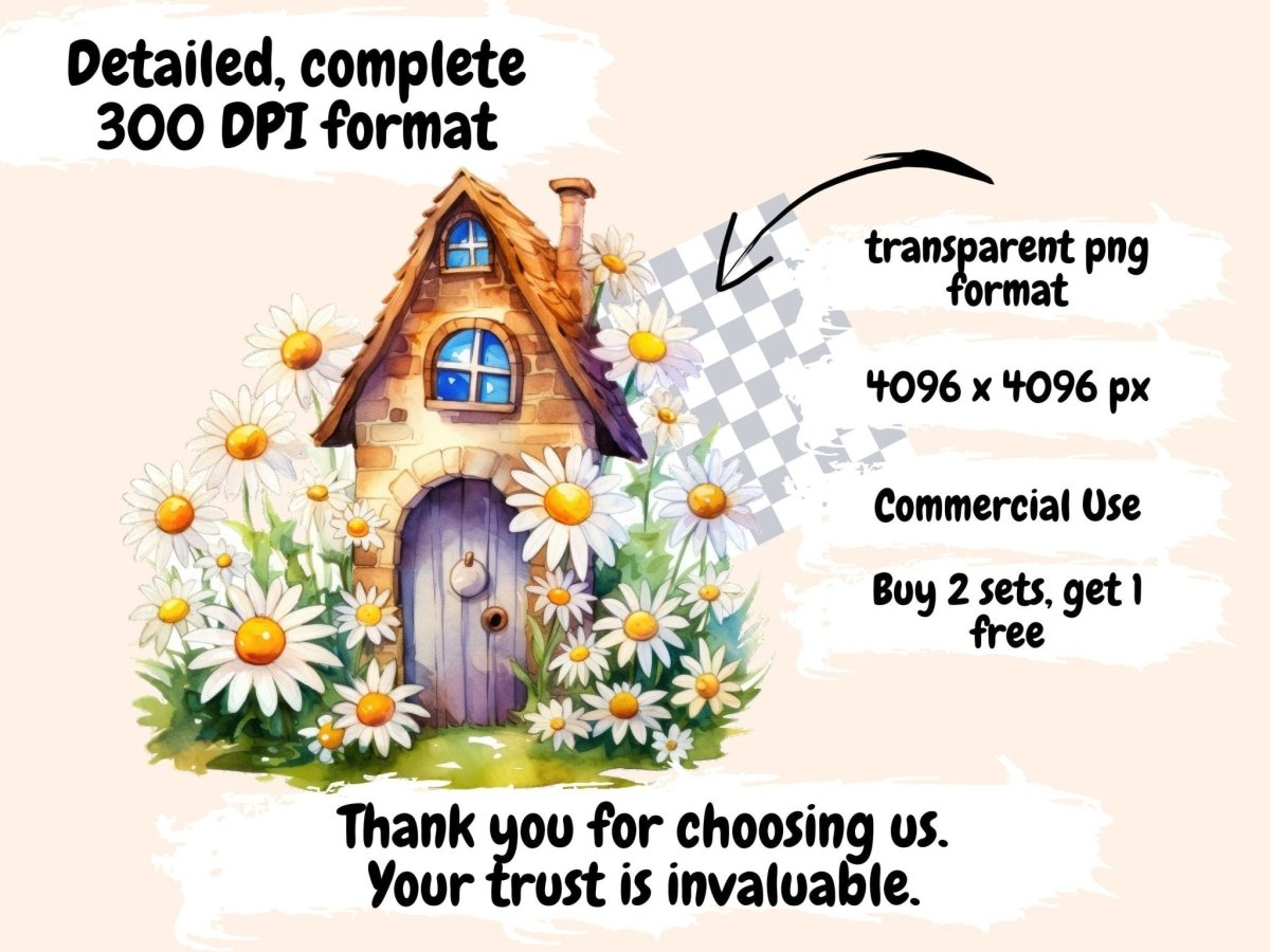 Daisy Flowers Watercolor Clipart daisies clip art - Wonders Artist