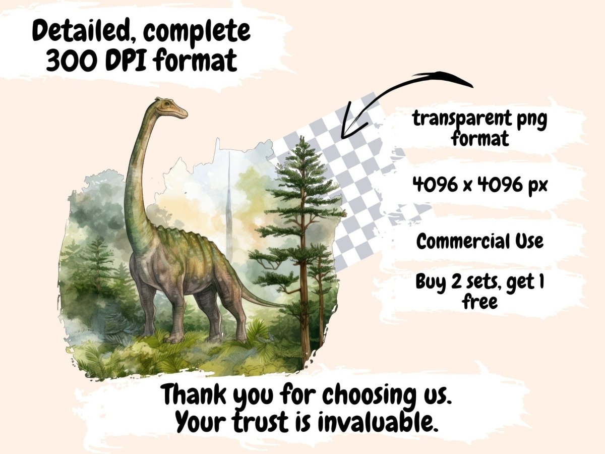 Dinosaurs Watercolor Clipart cute dino clipart - Wonders Artist