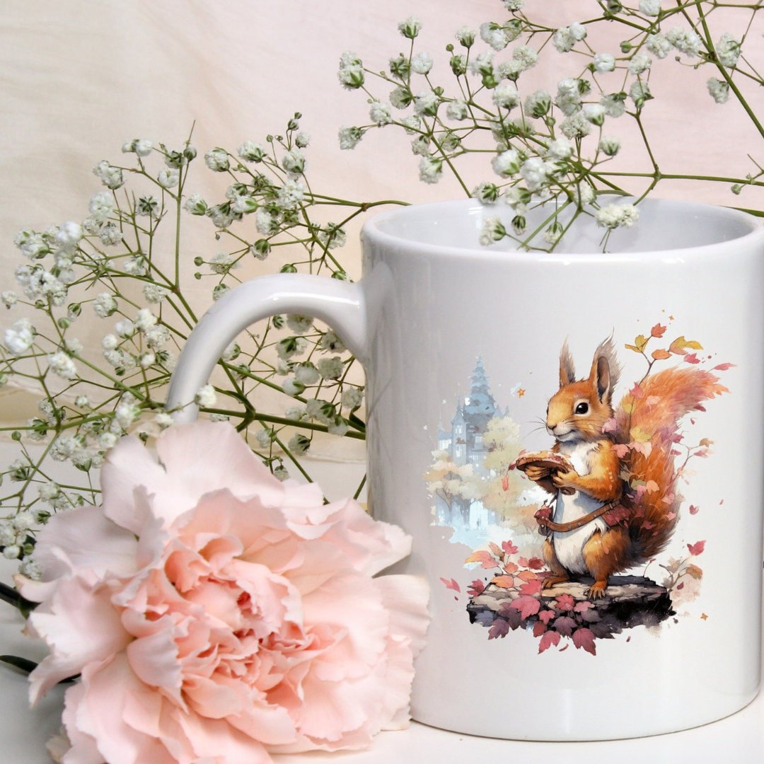 Elderwood Squirrels Watercolor Clipart fairy forest - Wonders Artist