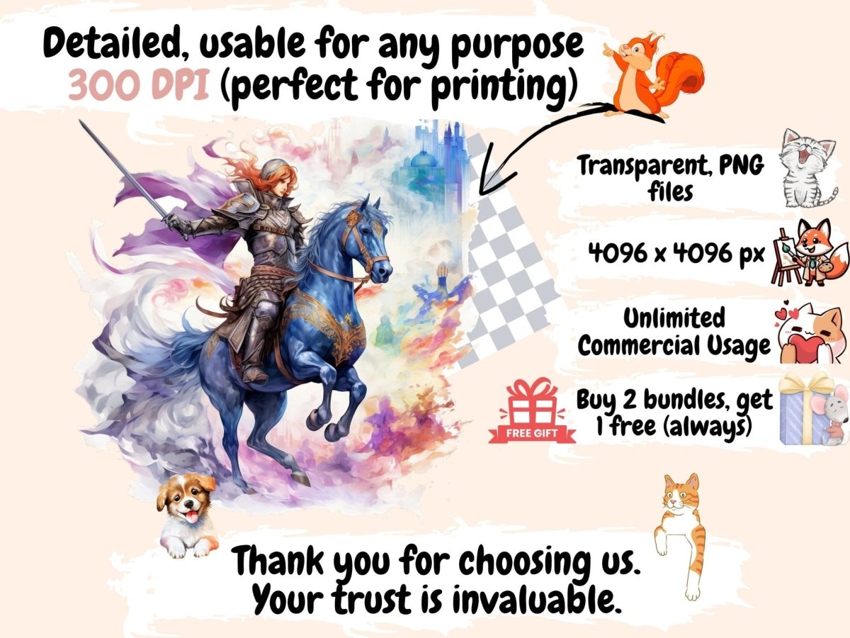 Fantasy Skies Watercolor Clipart air fantasy clipart - Wonders Artist