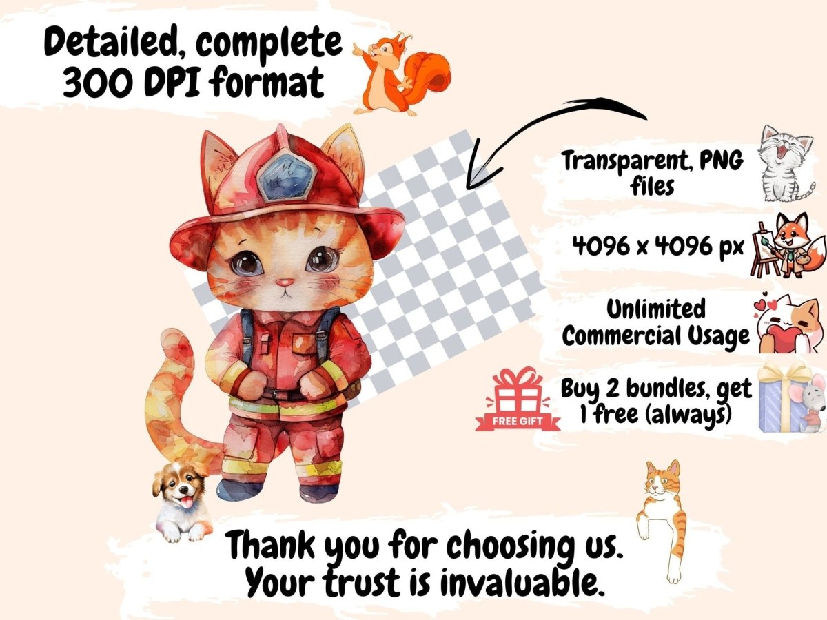 Firefighters Watercolor Clipart emergency clipart - Wonders Artist