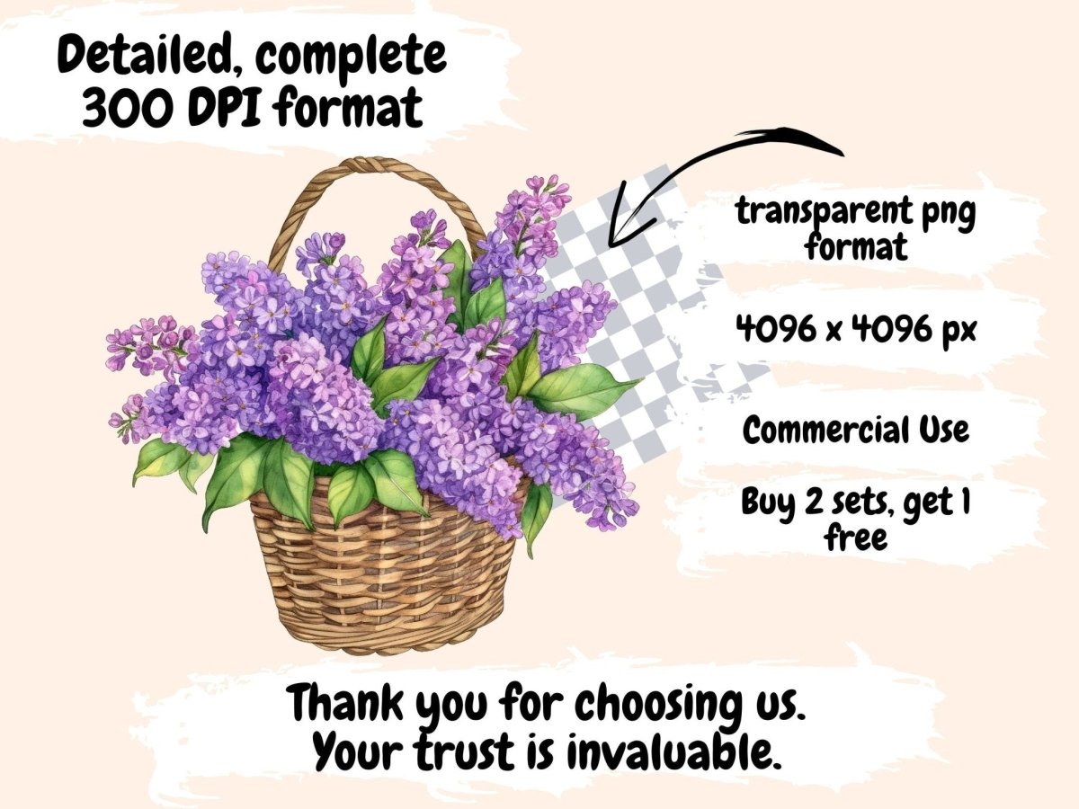 Floral Baskets Watercolor Clipart floral basket png - Wonders Artist