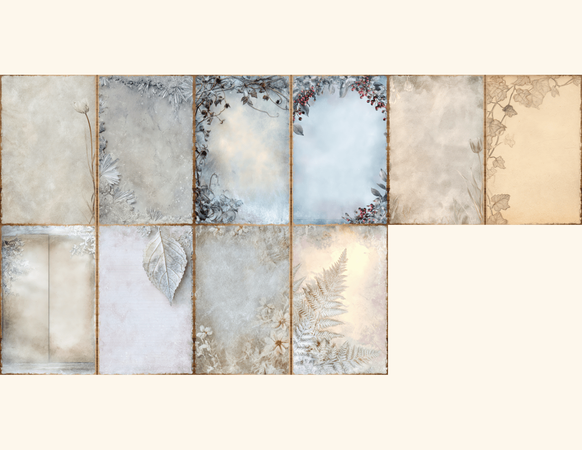 Frozen Garden Journal Pages All Bundles Journal Pages new bundles all - WondersArtist