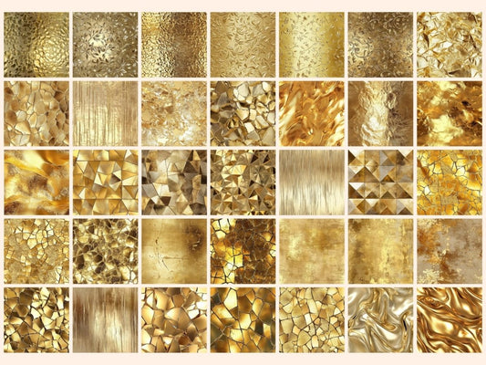 Carta Digitale Senza Giunte in Foglia d'Oro