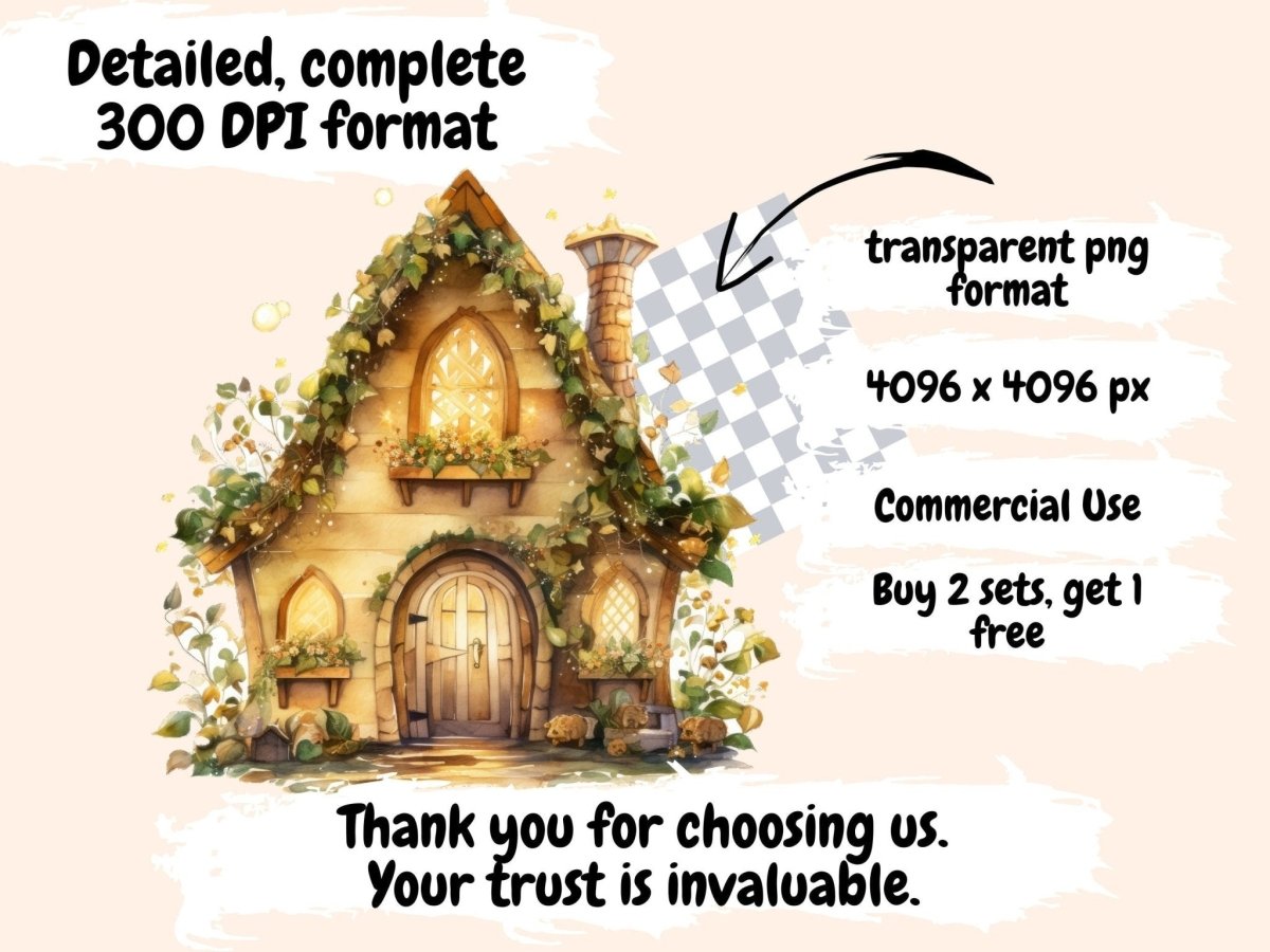 Golden Christmas Watercolor Clipart christmas clipart - Wonders Artist