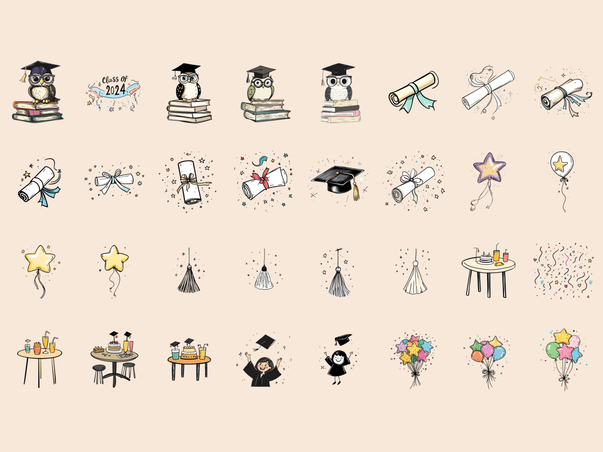 Graduation Cardmaking Clipart All Bundles Cardmaking Clipart - WondersArtist