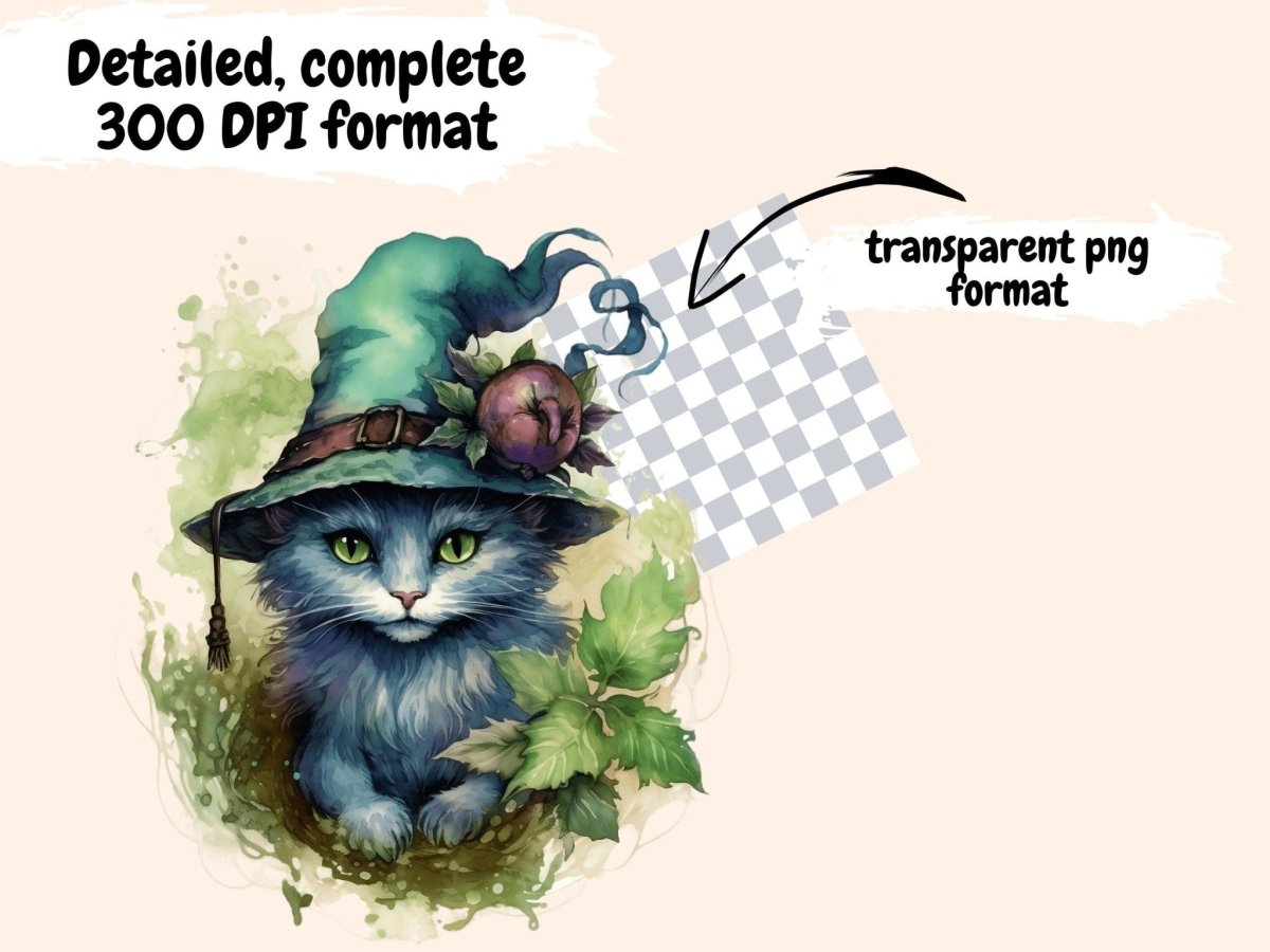 Herbal Witches Watercolor Clipart fantasy clipart - Wonders Artist