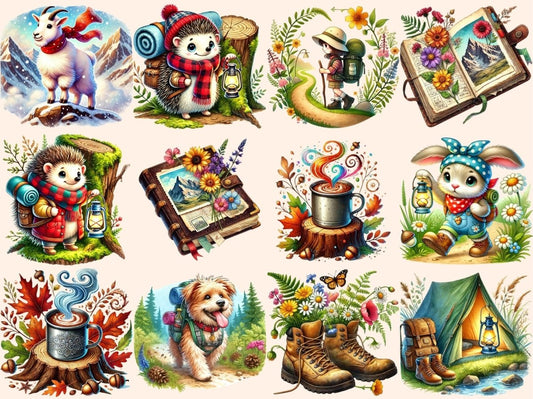 Clipart de senderismo