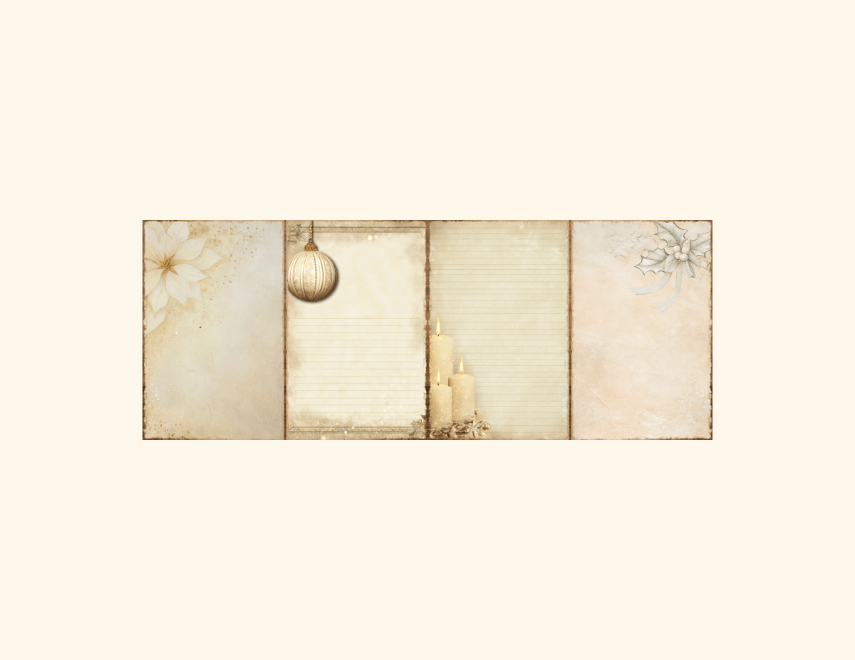 Ivory Christmas Journal Pages All Bundles Journal Pages new bundles all - WondersArtist