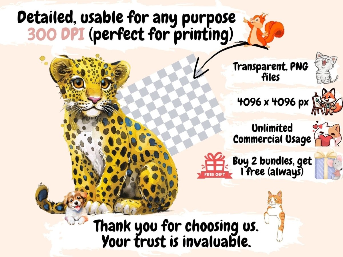 Jungle Safari Watercolor Clipart African Safari - Wonders Artist