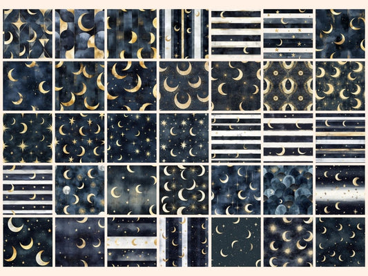 Carta Digitale con Motivo Senza Giunture Mirage Lunare