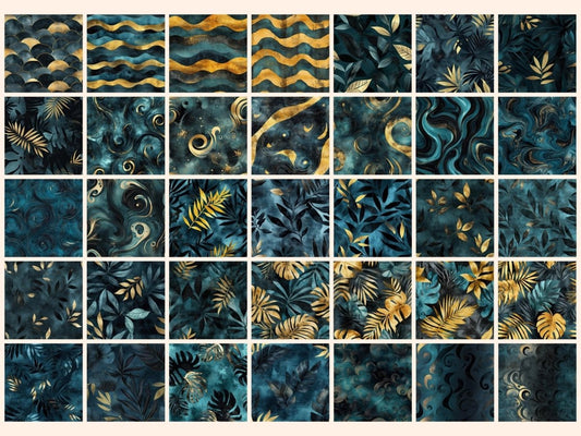 Carta Digitale Senza Giunte Midnight Lagoon