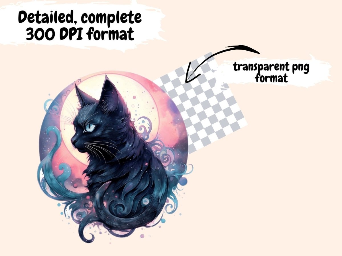 Moon Witches Watercolor Clipart fantasy clipart - Wonders Artist